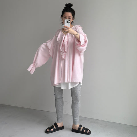 WAFFRILL TOPS / baby pink