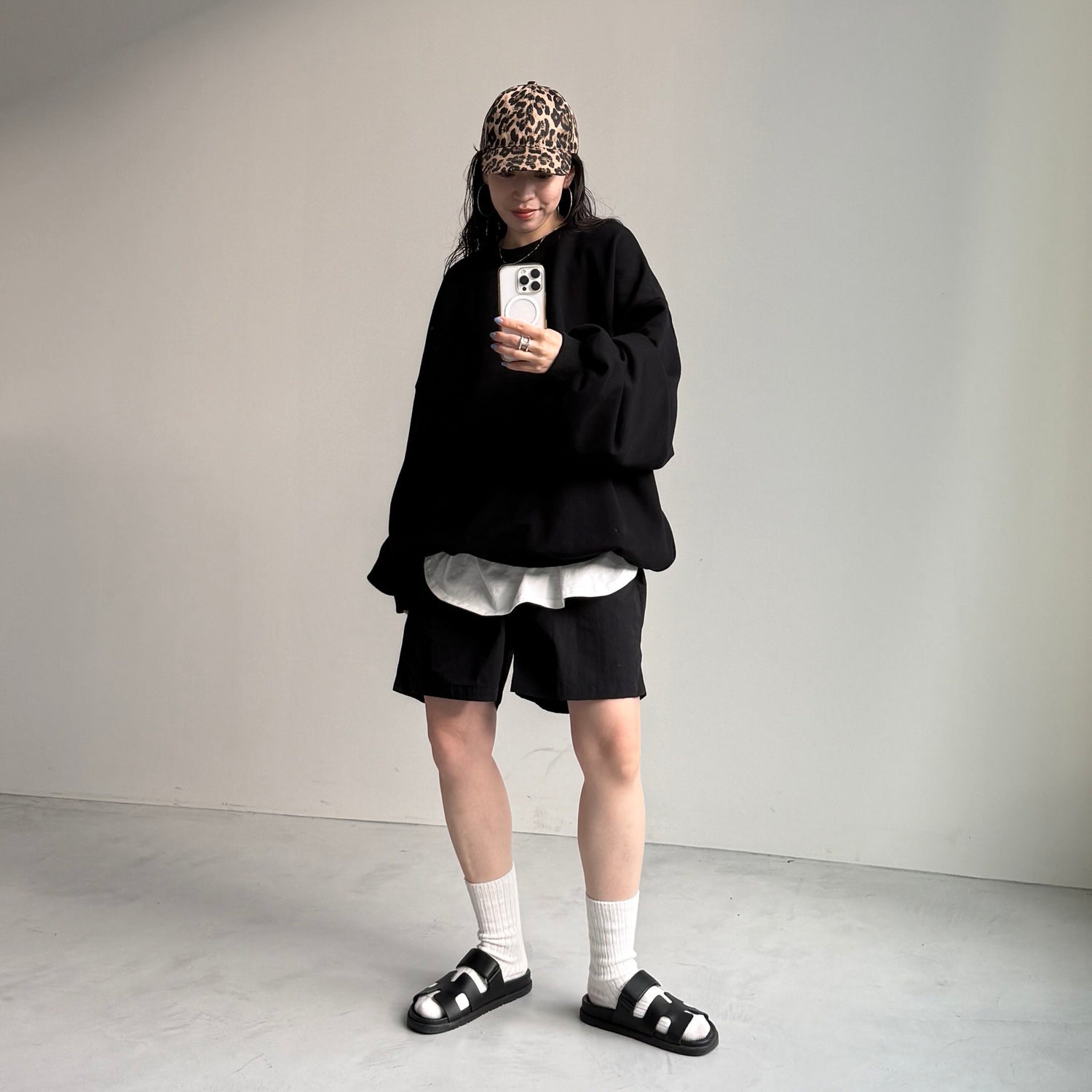 ブラック スウェット むきむうき URAKE OSUMITSUKI sweat / black | wee9s | ウィークス オフィシャル