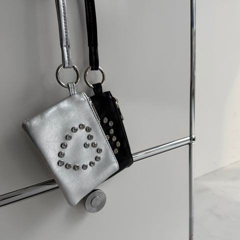 heart studs wallet
