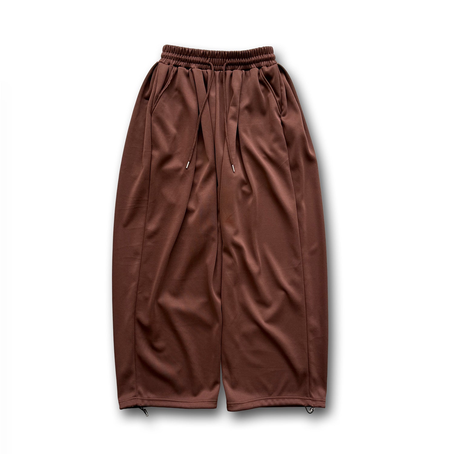 super loose sweat pants / brown