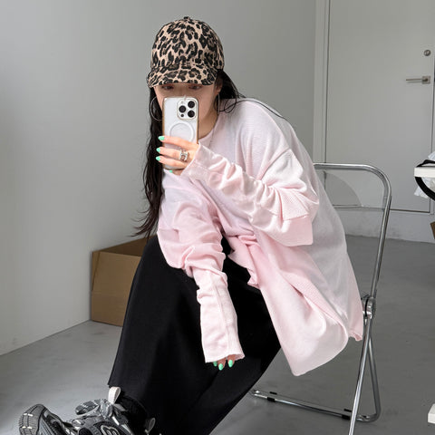 WAFFLE NAGASODE CHIRARISM / baby pink