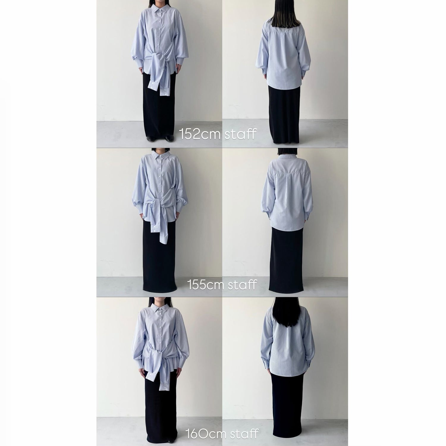KOSHIMAKI stripe shirt / blue