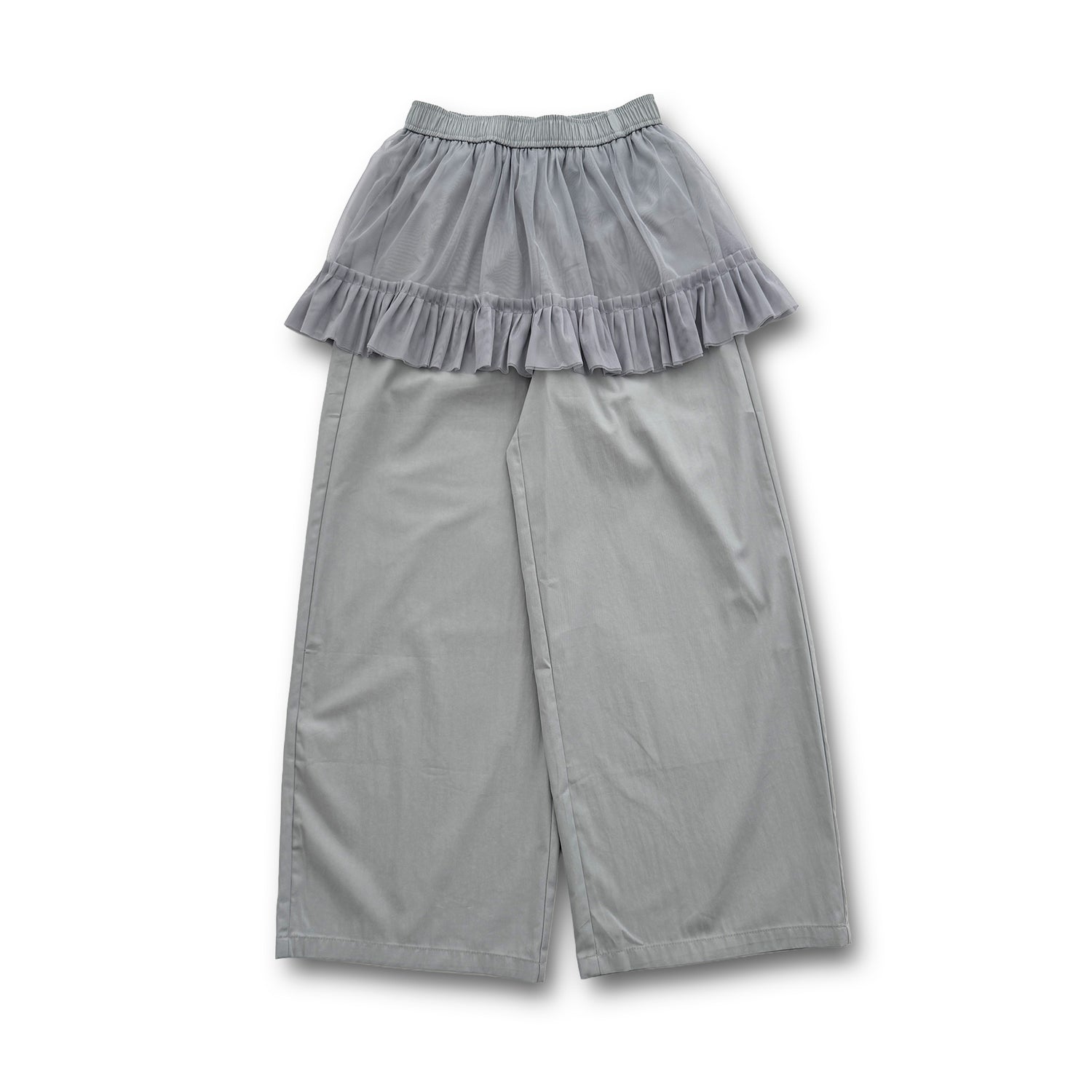 【SAMPLE】tulle layered pants / blue