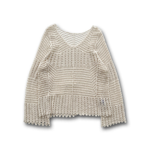 【SAMPLE】mesh tops / beige