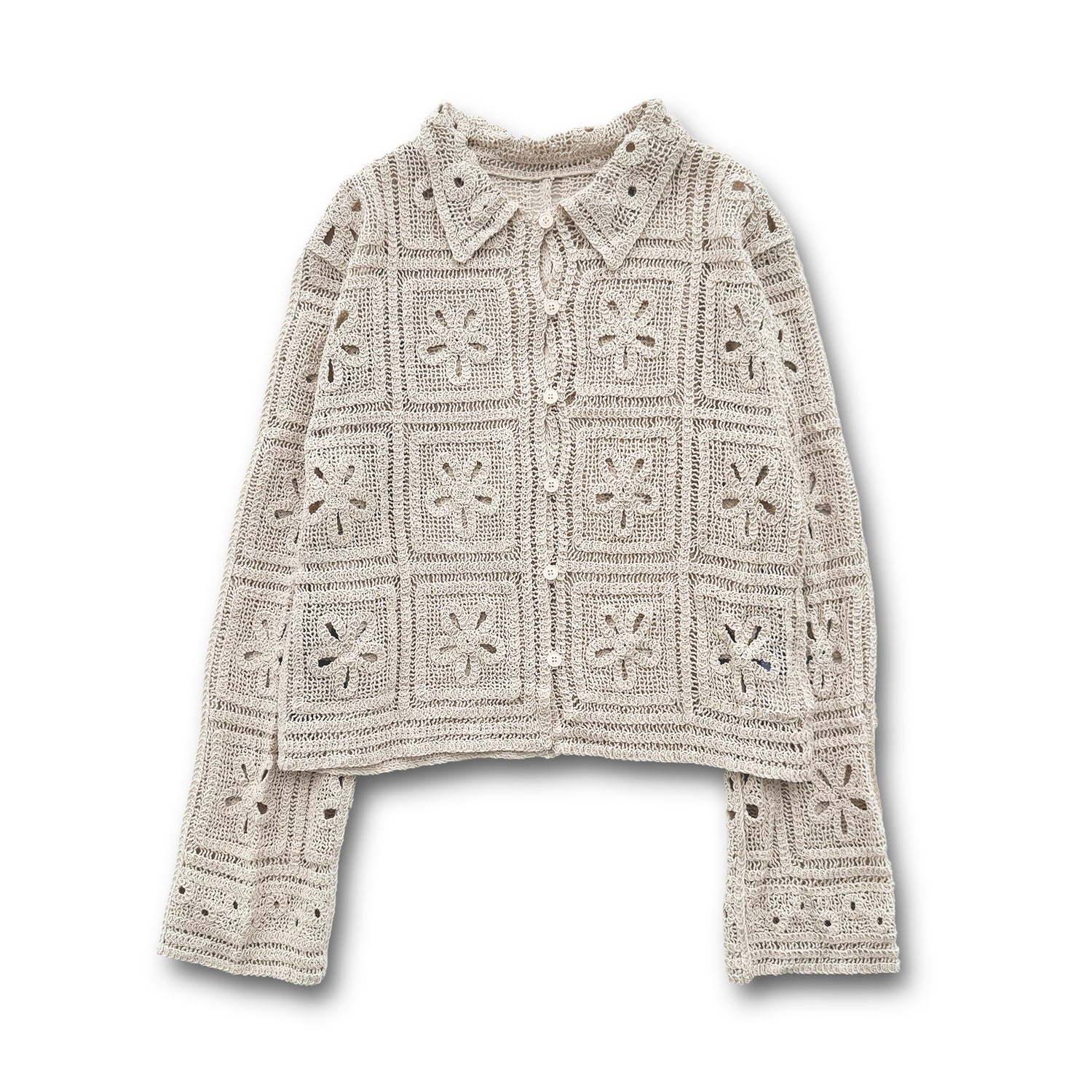 【SAMPLE】mesh cardigan / ivory