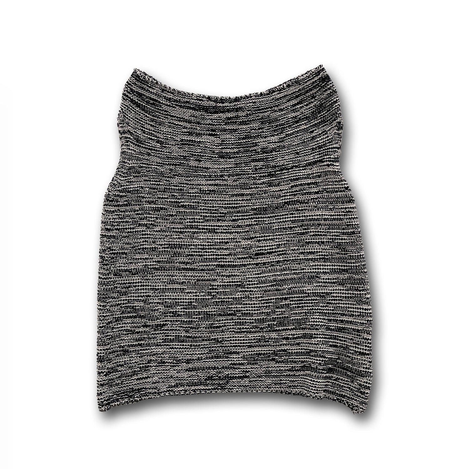 【SAMPLE】no sleeve knit / black