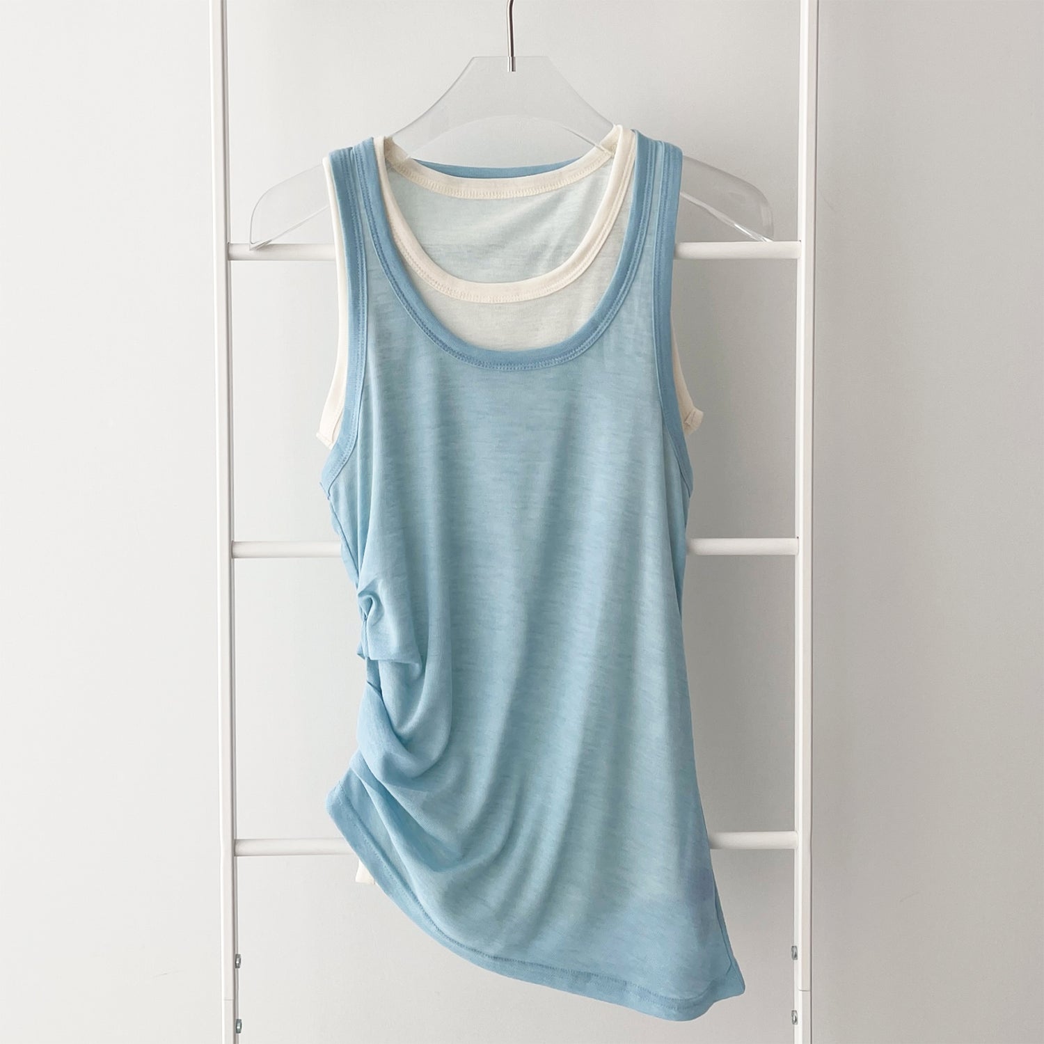 【SAMPLE】KASANE tank top / blue