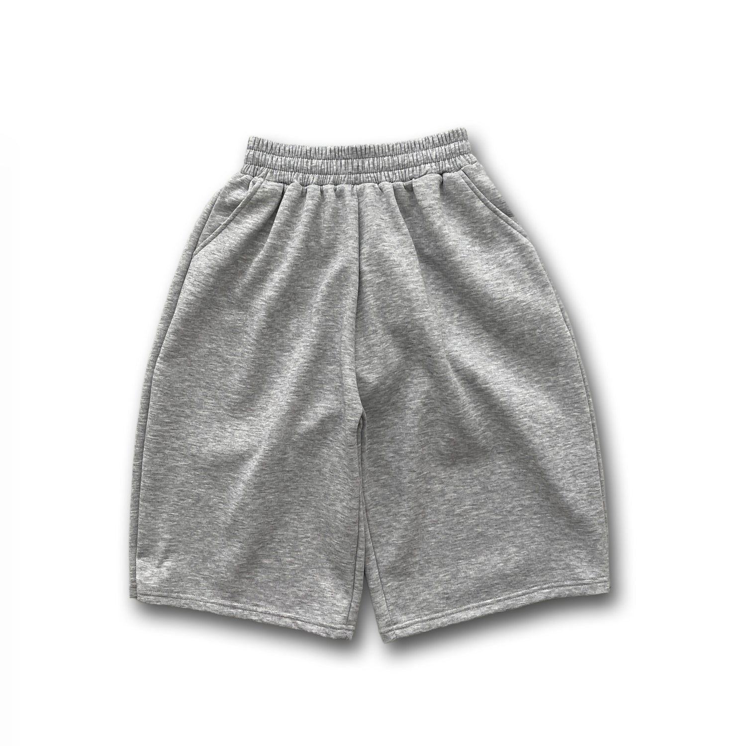 【選べるタイプ】super loose sweat half pants / gray