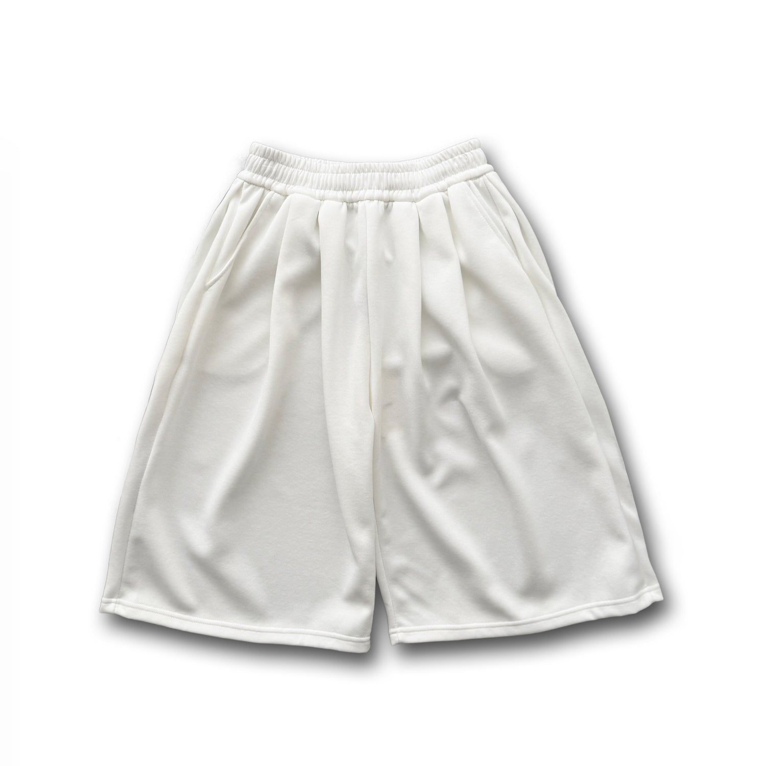 【選べるタイプ】super loose sweat half pants / ivory