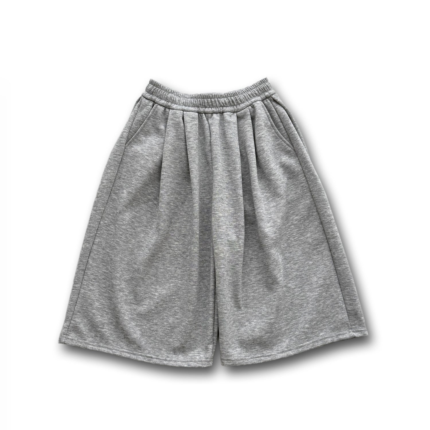 【選べるタイプ】super loose sweat half pants / gray
