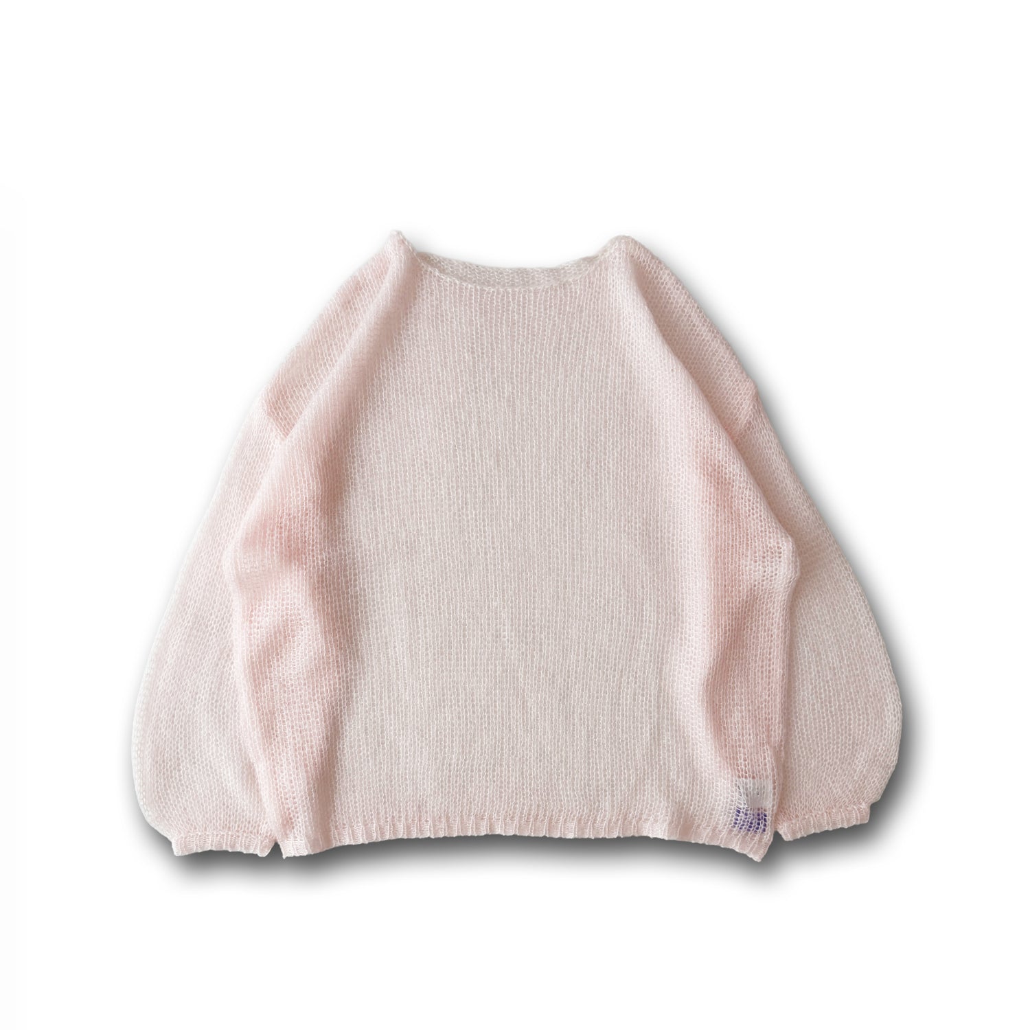 cinnamon mesh knit / baby pink