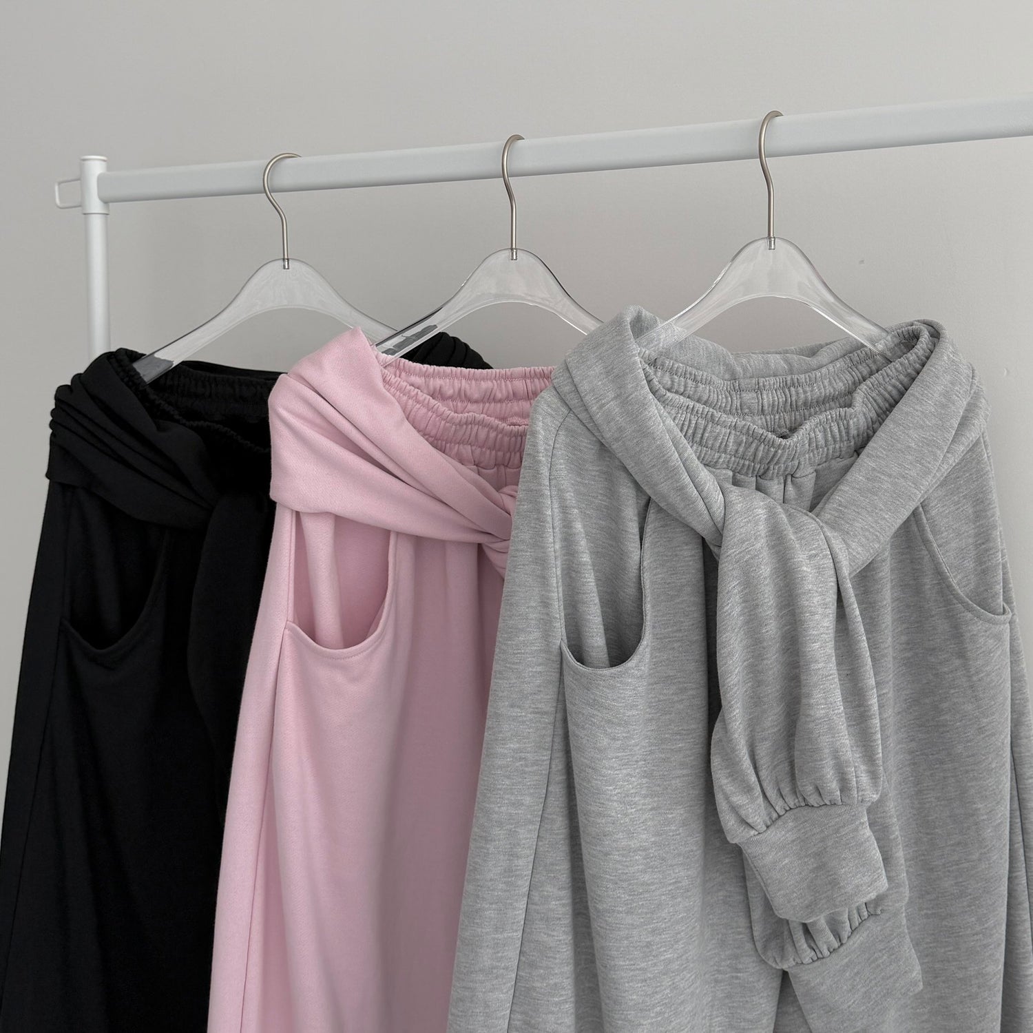 【2点SET】multi way sweat pants / gray
