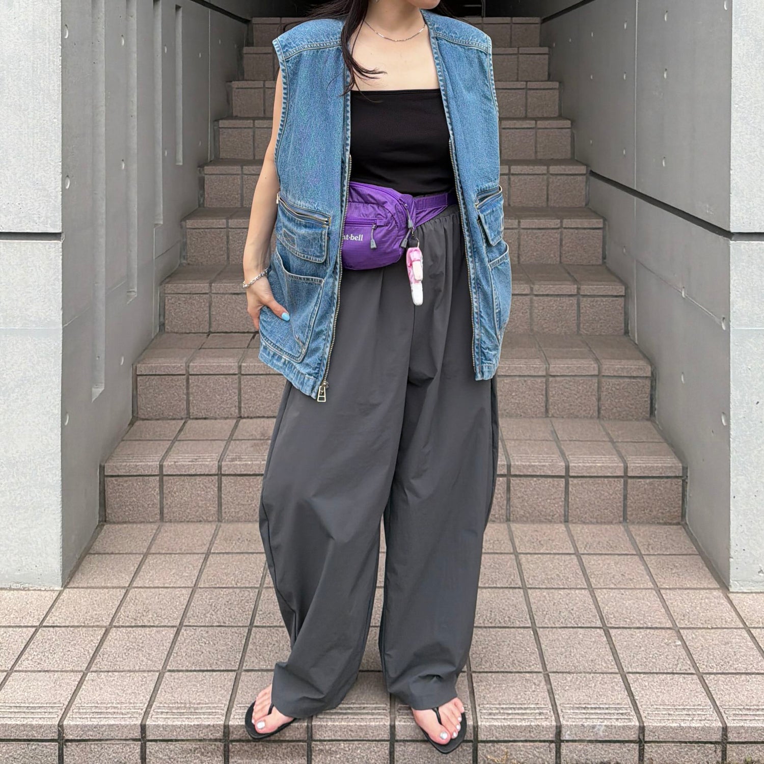 reikan pants / black