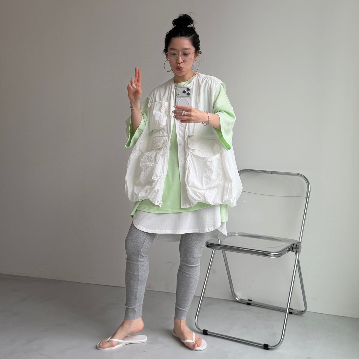 【2足SET】daily rib leggings [size1 or size2]