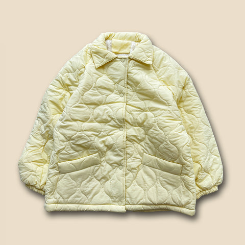 【SAMPLE】WATA AME quilting jacket / yellow