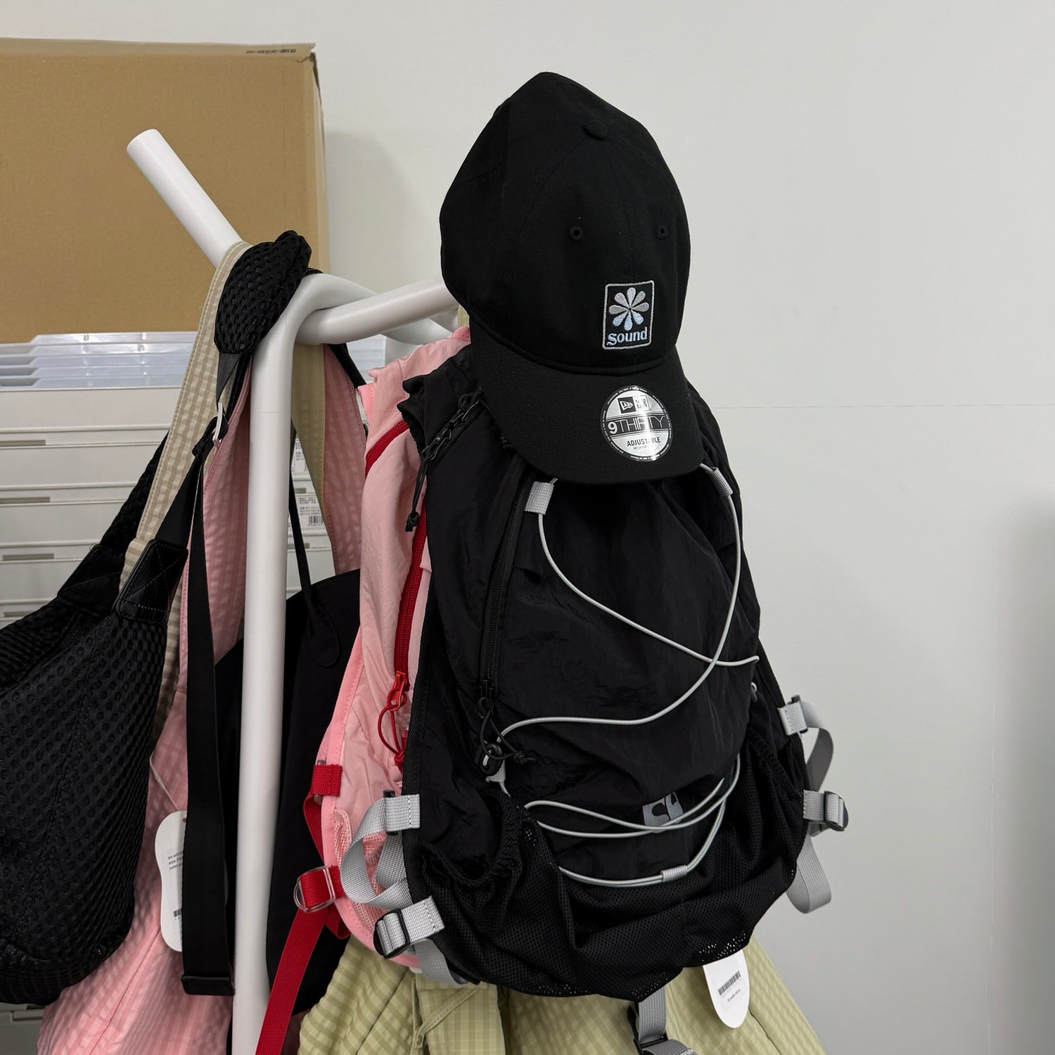 airy nylon backpack / 2color