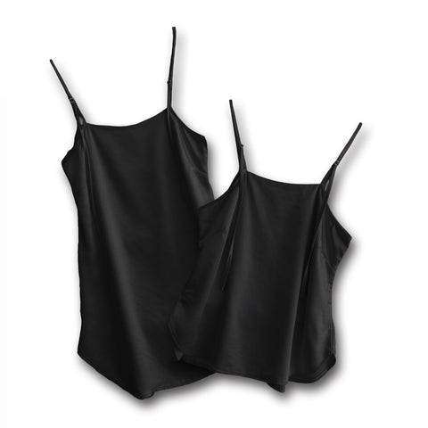 CHIRARISM satin camisole / black