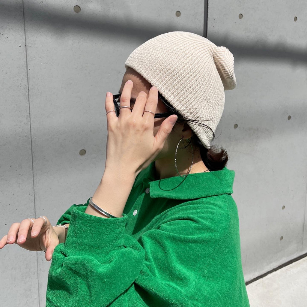 buddy beanie / ivory [FREE or LARGE] | wee9s | ウィークス