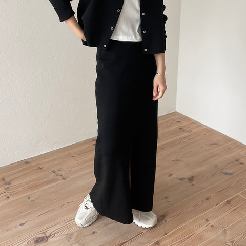 daily daily 2way knit skirt / black