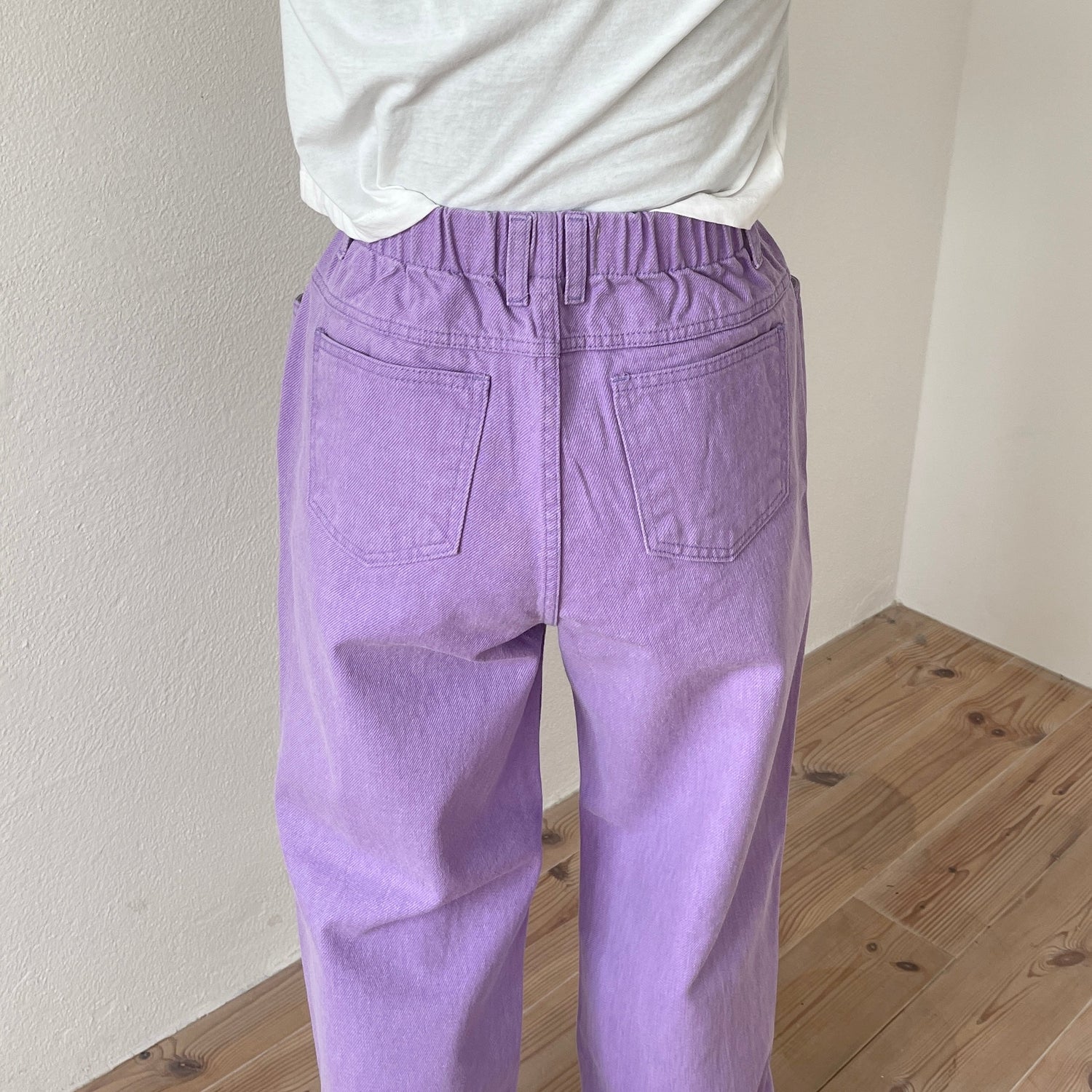 【SAMPLE】loose fit candy denim / purple