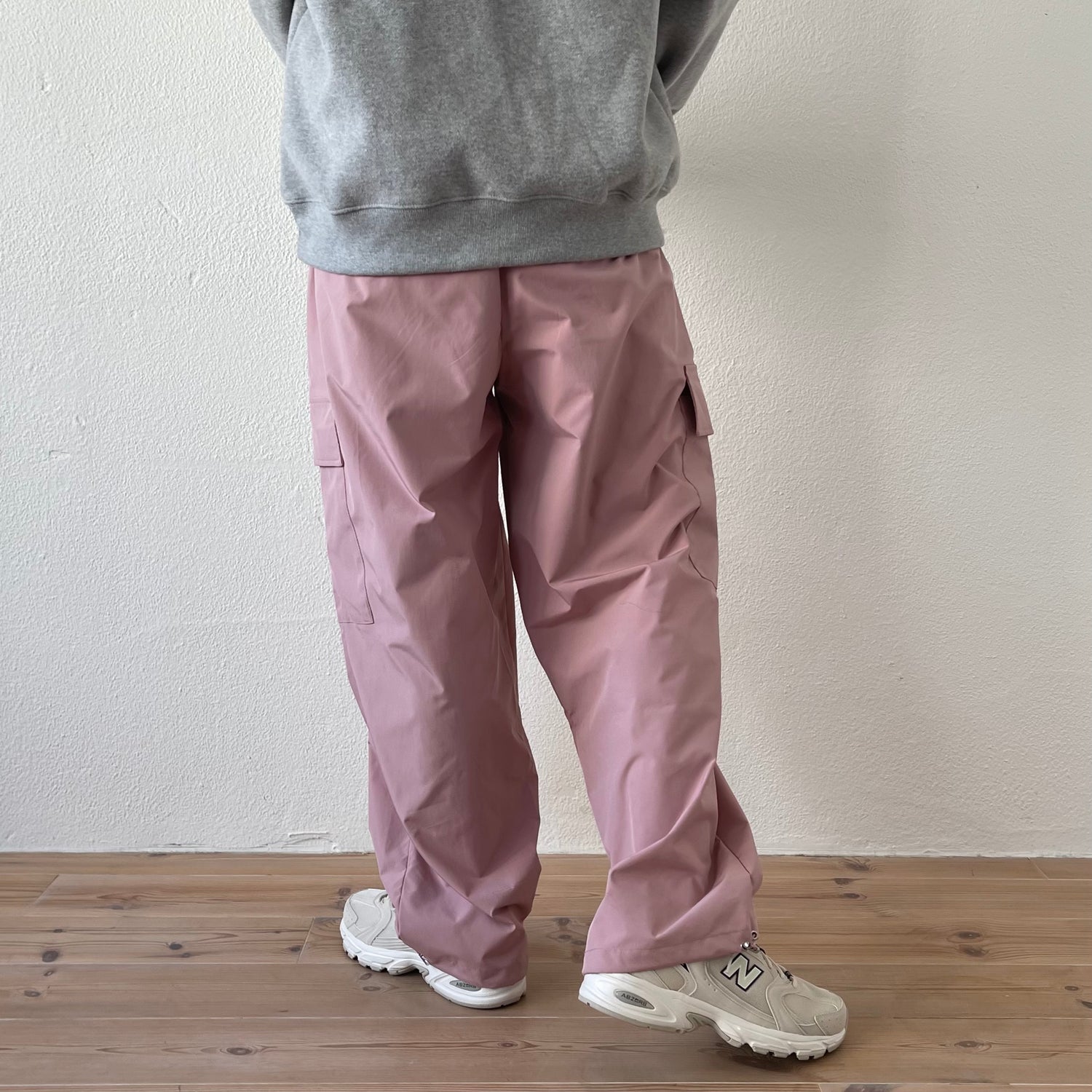 2way cargo pants / pink （サイドラインスウェットパンツ） | wee9s ...
