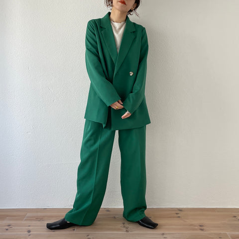 【SAMPLE】color slacks / green