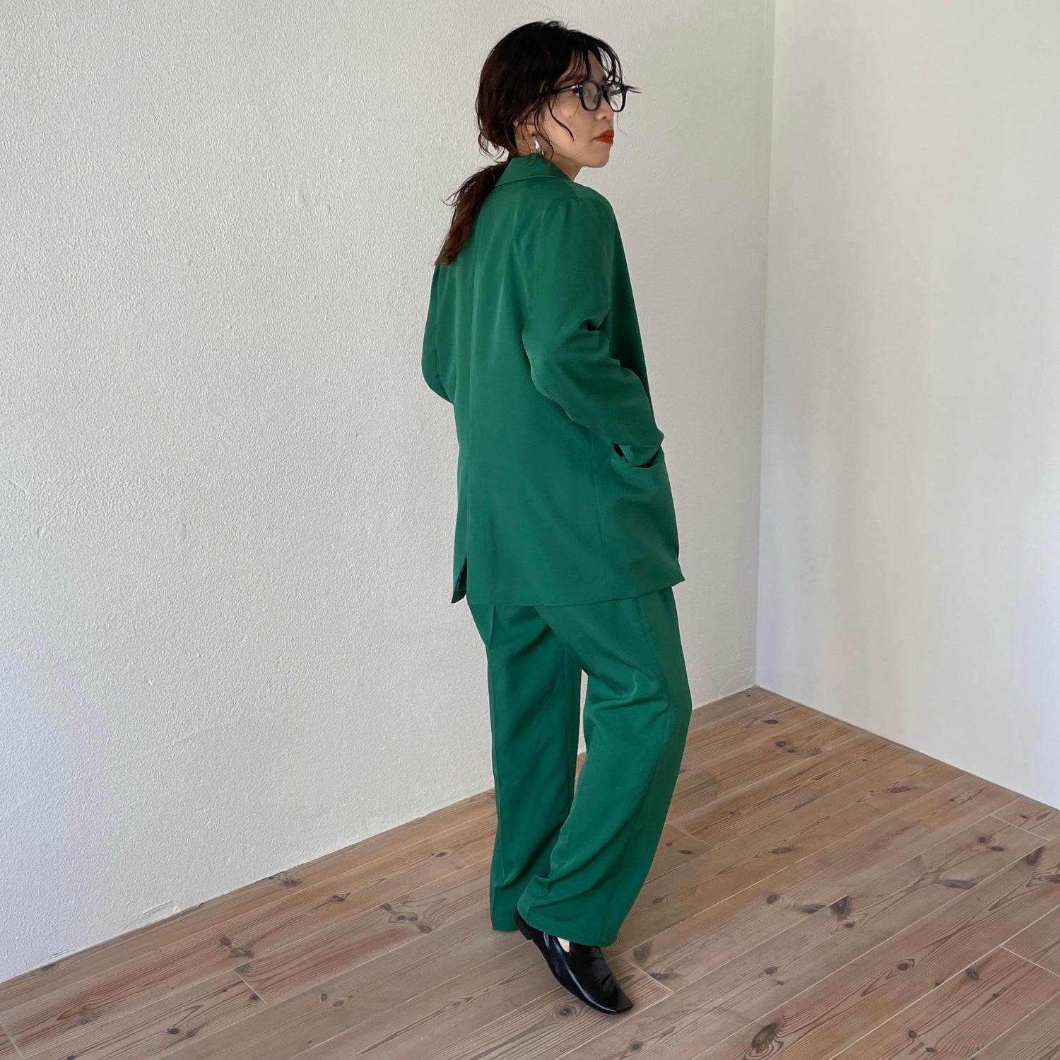 【SAMPLE】color slacks / green