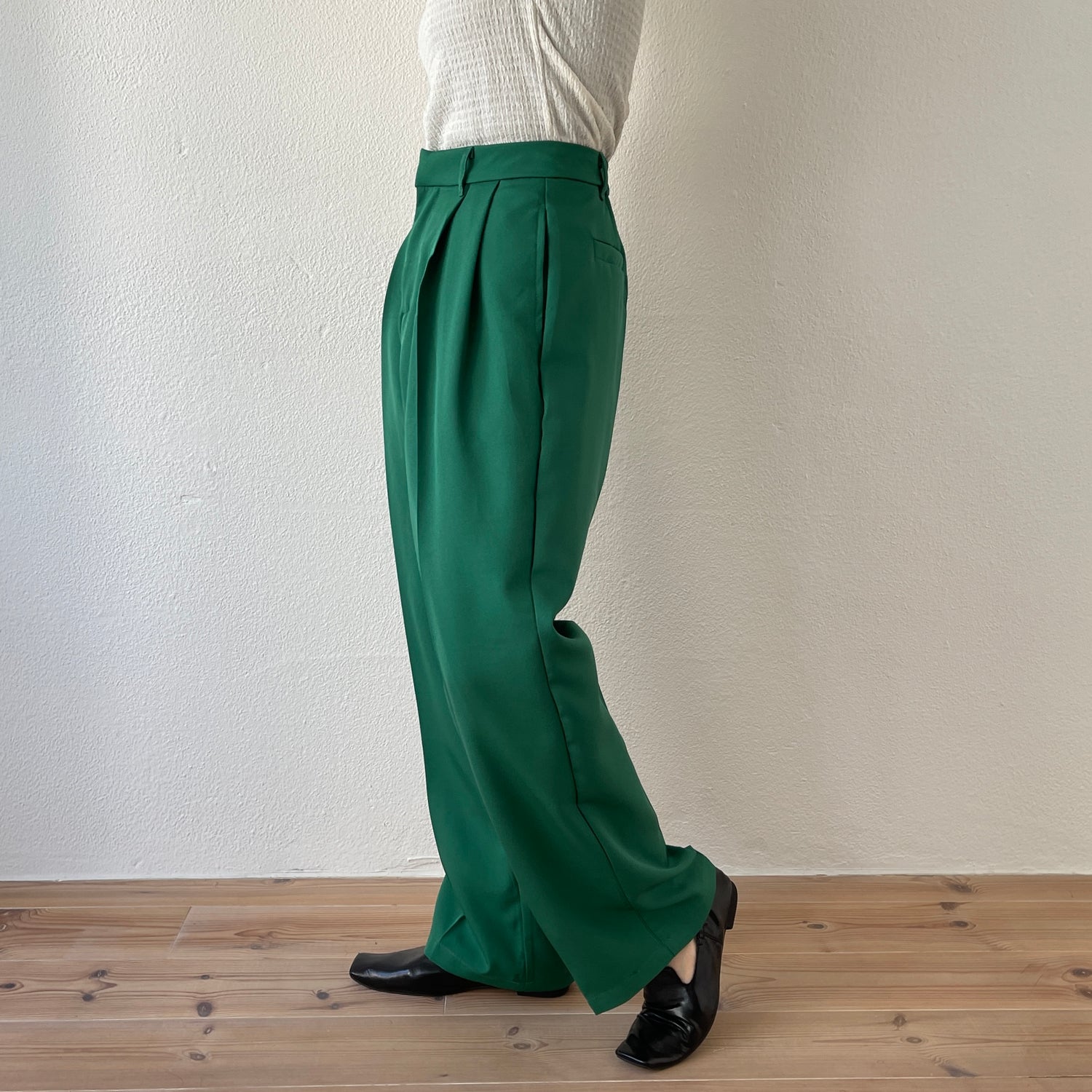 【SAMPLE】color slacks / green