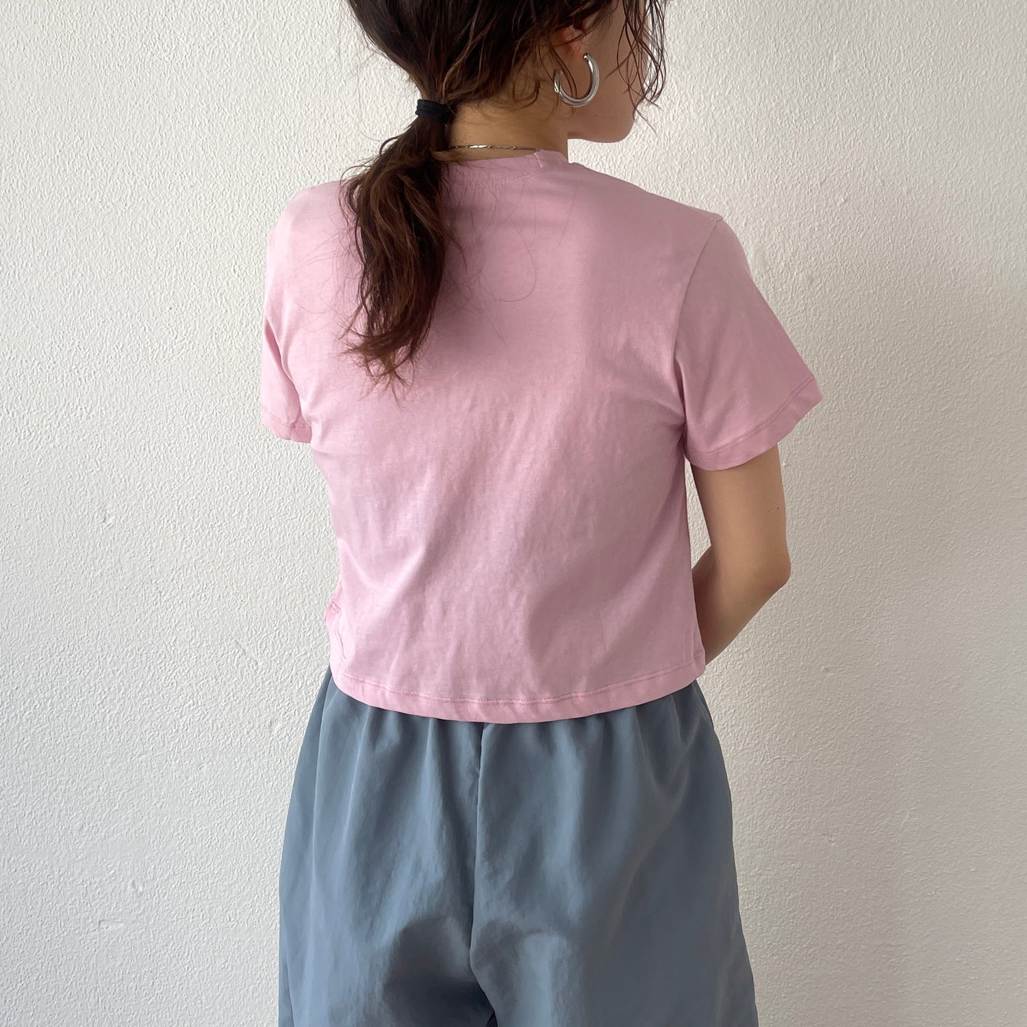 daily daily compact tee / pink