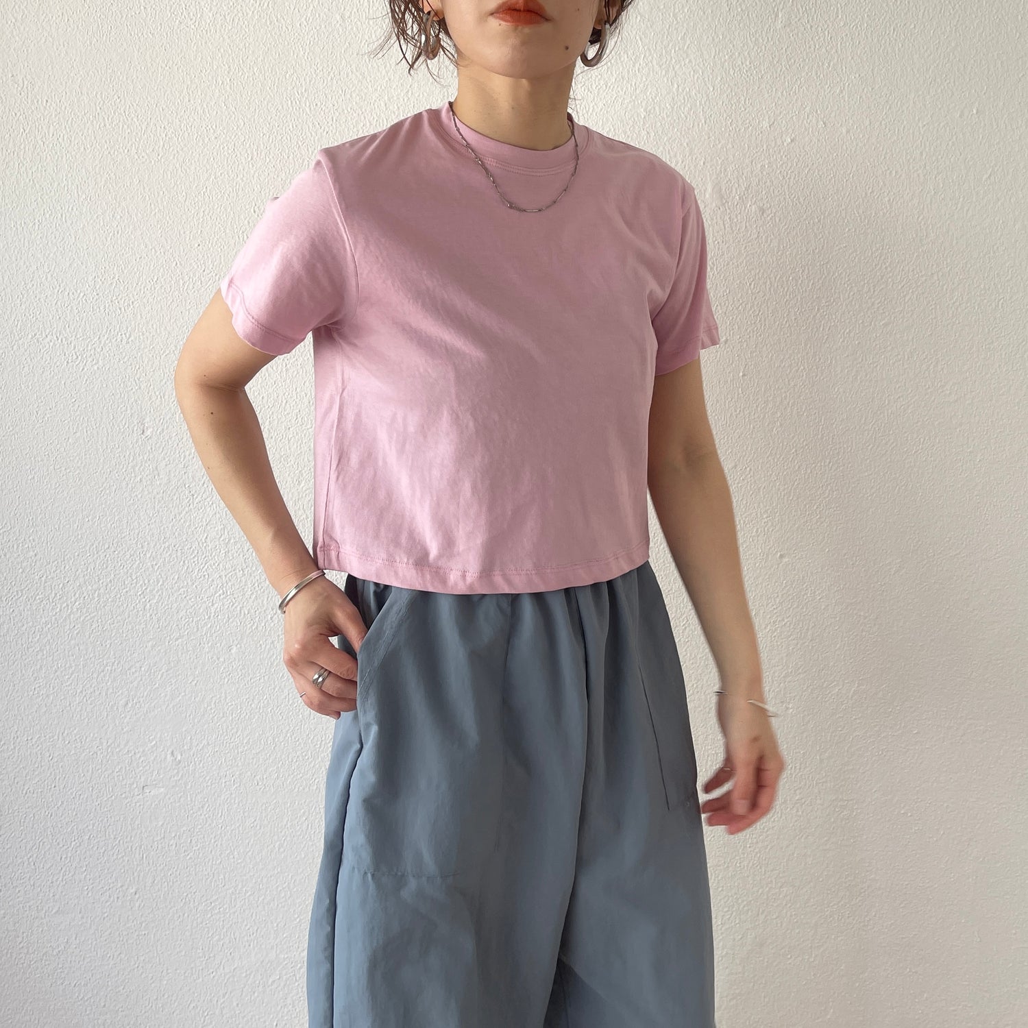 daily daily compact tee / pink