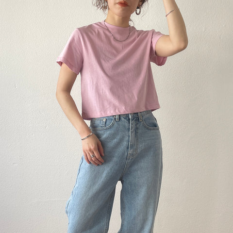 daily daily compact tee / pink