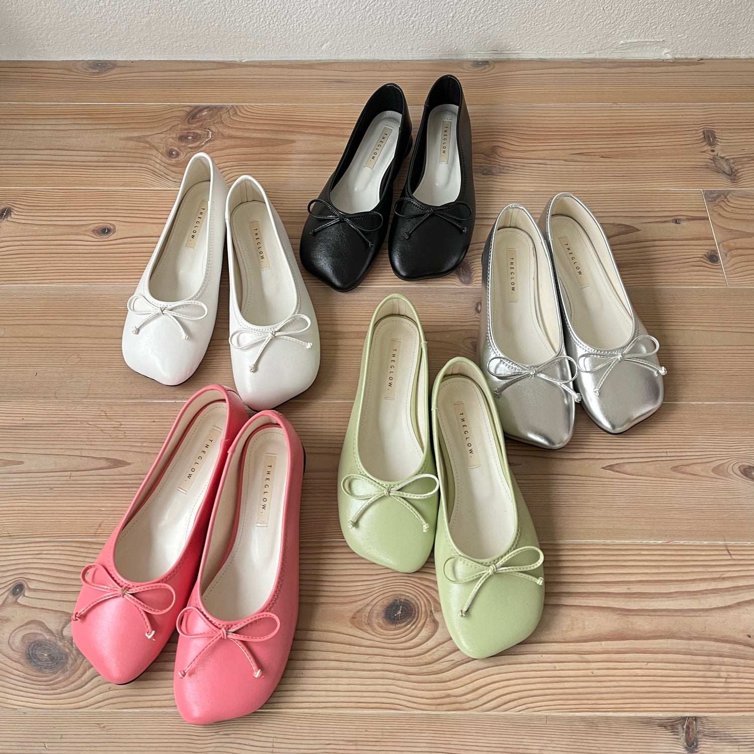 シューズ バレエシューズ round square ballet shoes ラウンドスクエア