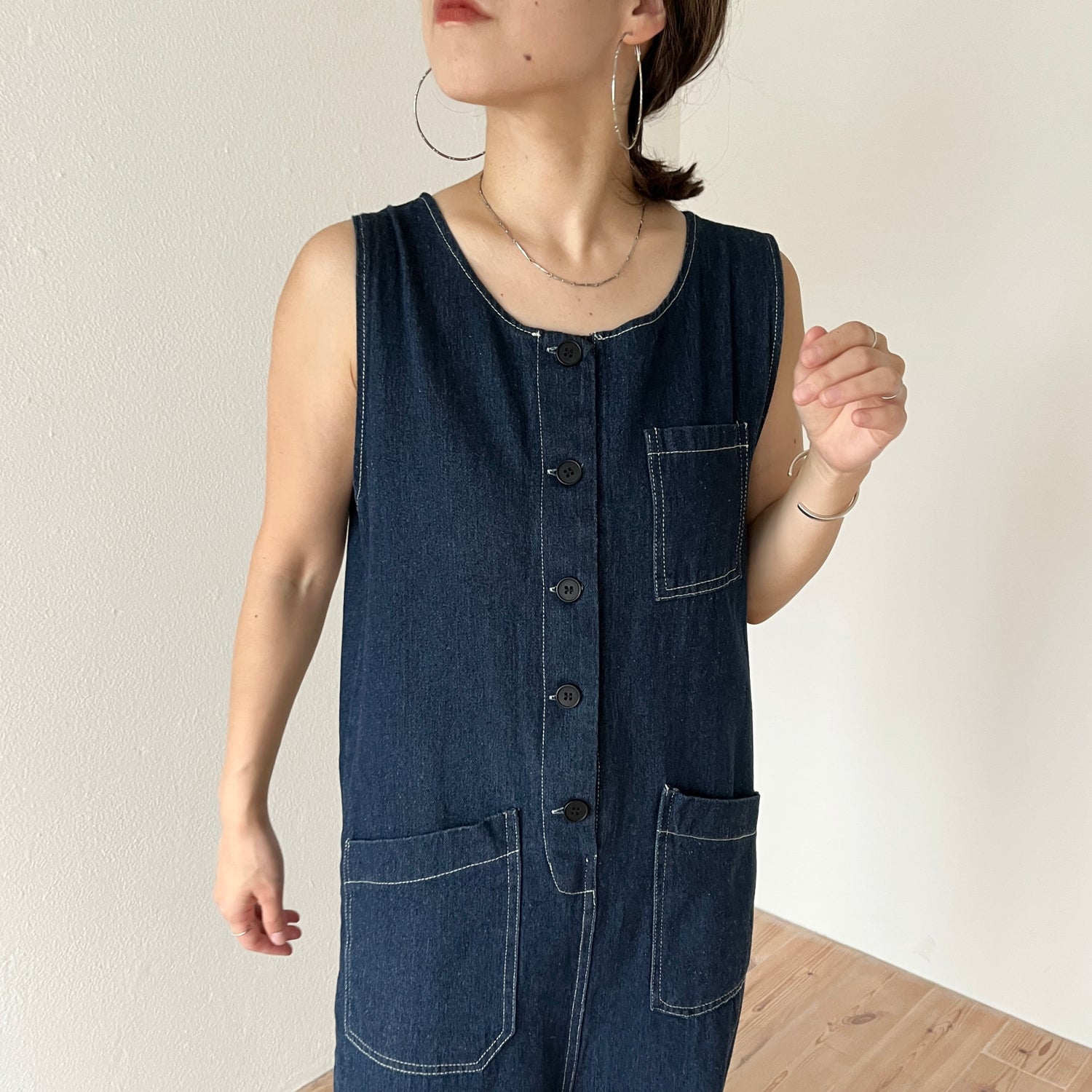 buddy denim all in one / 365日いつでも相棒デニムオールインワン