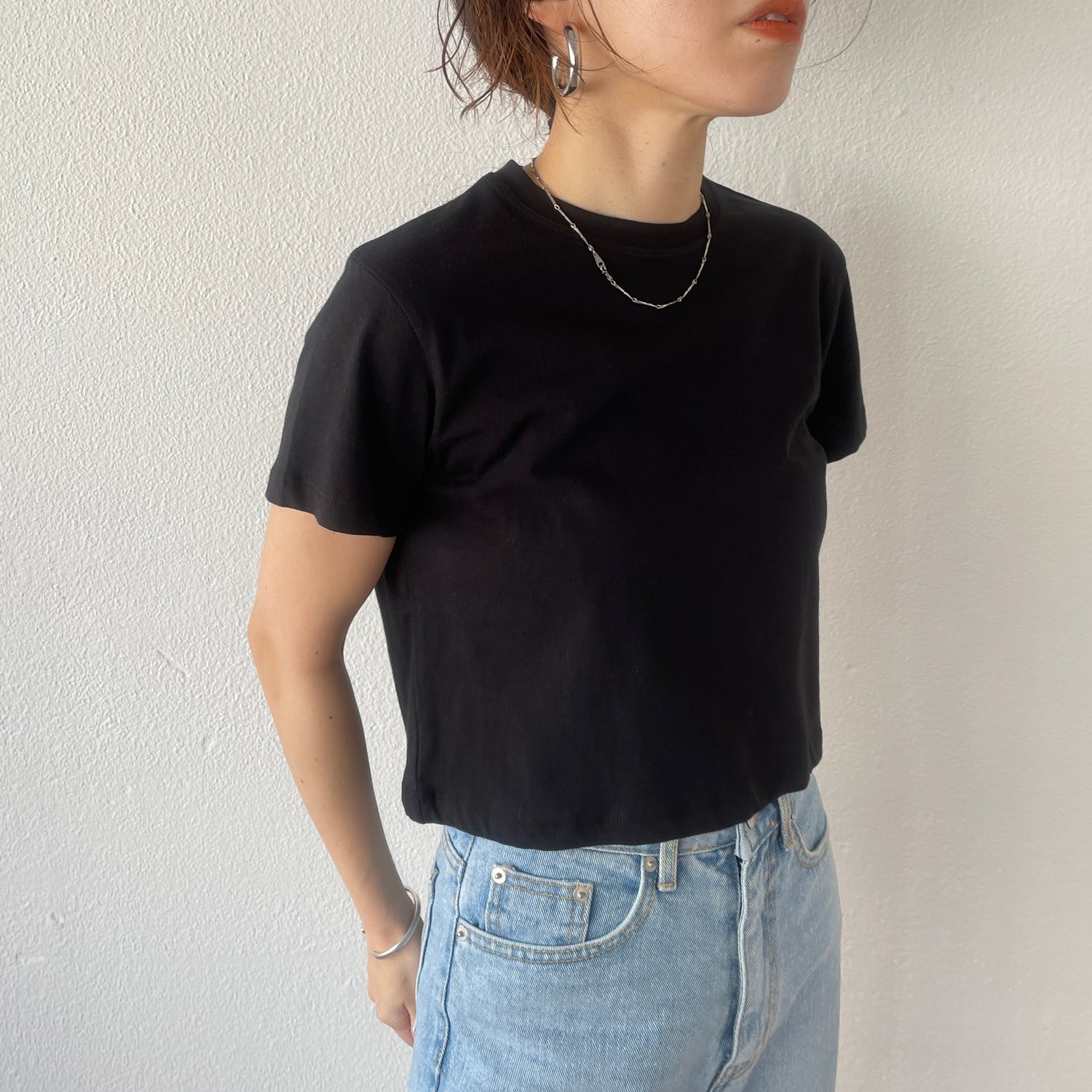 daily daily compact tee / black