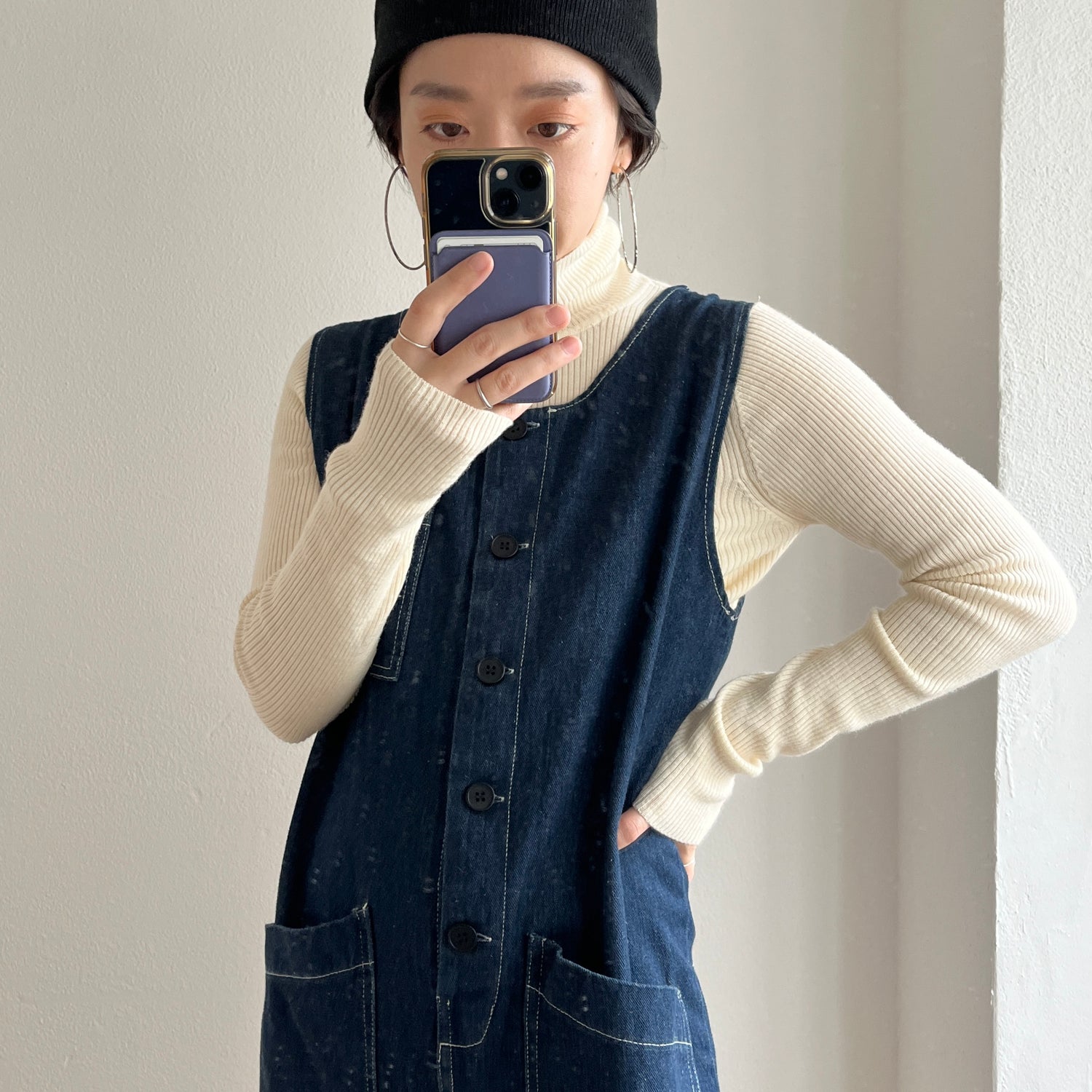 buddy denim all in one / 365日いつでも相棒デニムオールインワン