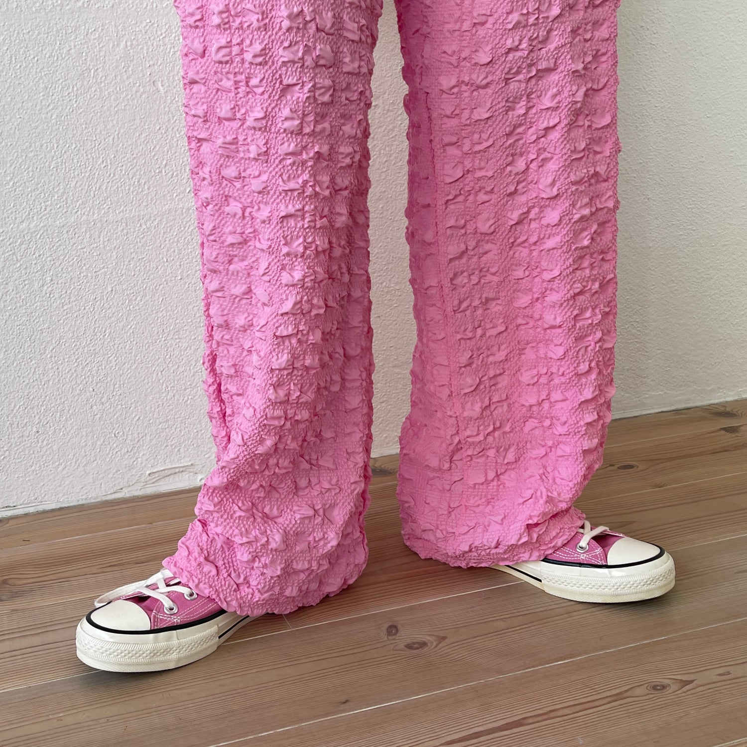 （セットで着て欲しい）non non iron pants / pink
