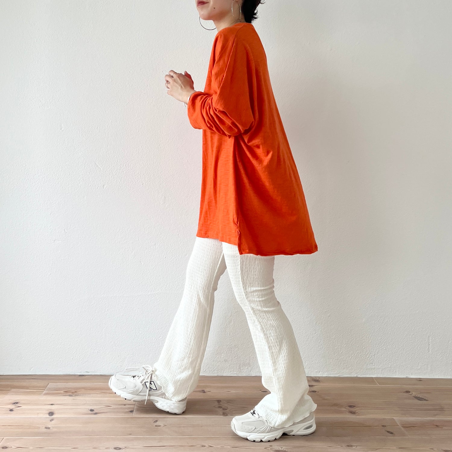 loose fit telotelon tee / orange