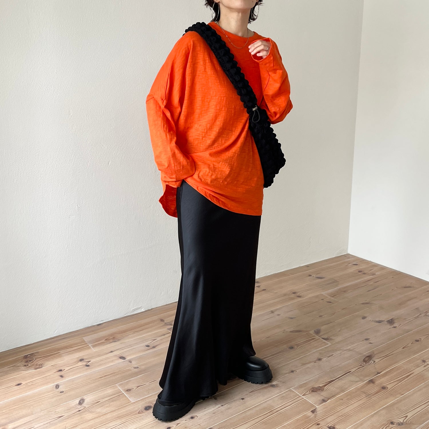 loose fit telotelon tee / orange