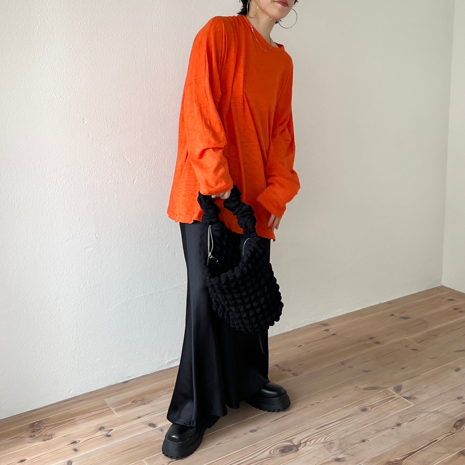 loose fit telotelon tee / orange