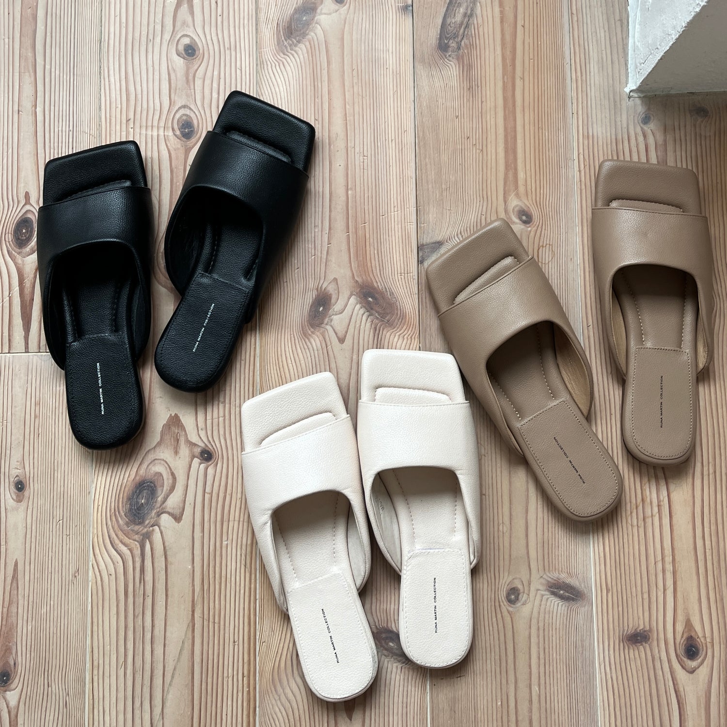 square flat sandals （スクエアトゥフラットサンダル） | wee9s